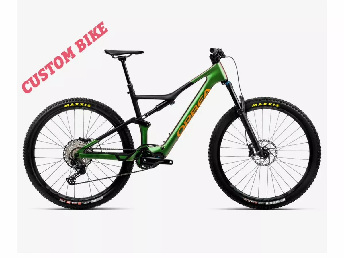 Orbea Rise M20 Chameleon Goblin Green - Black CUSTOM BIKE