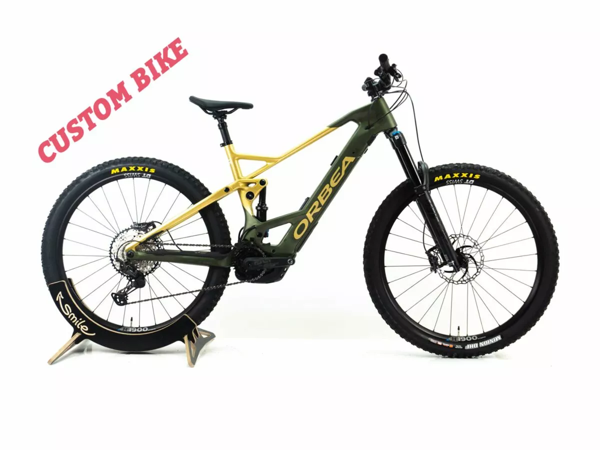 Orbea Wild FS M10 Military Green - Gold CUSTOM BIKE